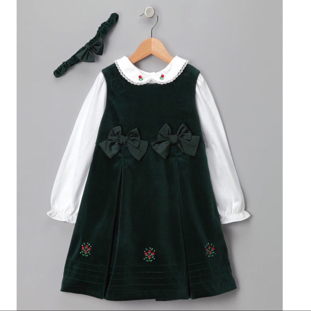 Little Bitty Hunter Flower Dress Set